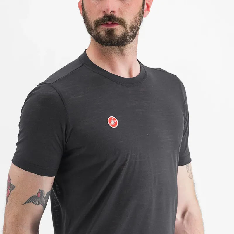 Castelli Merino Men's T-Shirt - Black-2