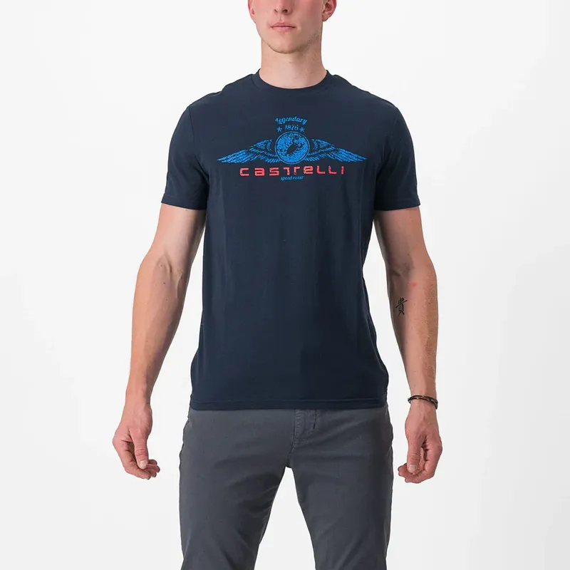 Castelli Armando 2 Men's T-Shirt - Belgian Blue