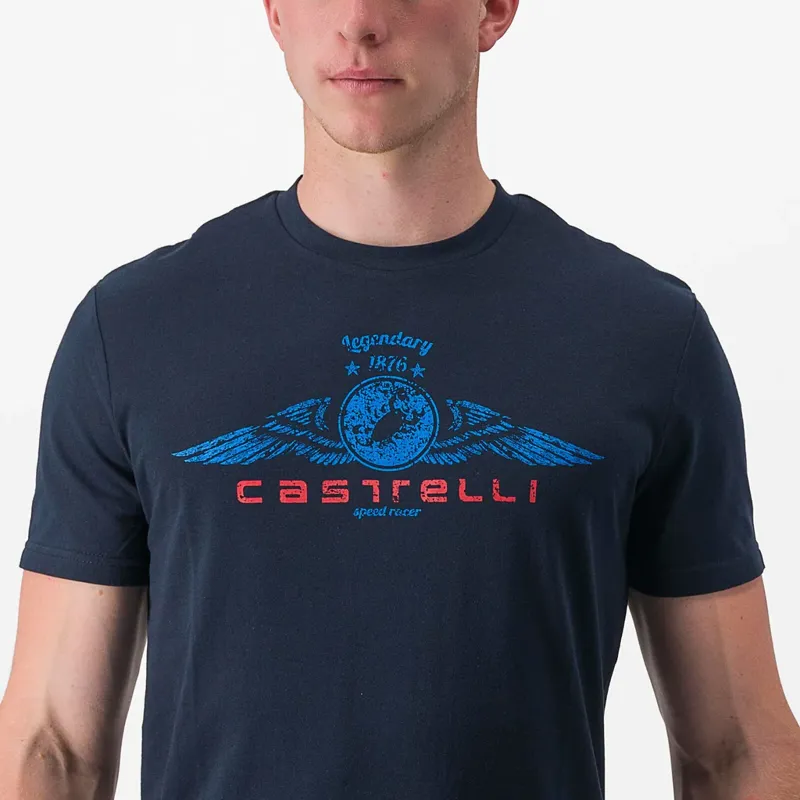 Castelli Armando 2 Men's T-Shirt - Belgian Blue-2