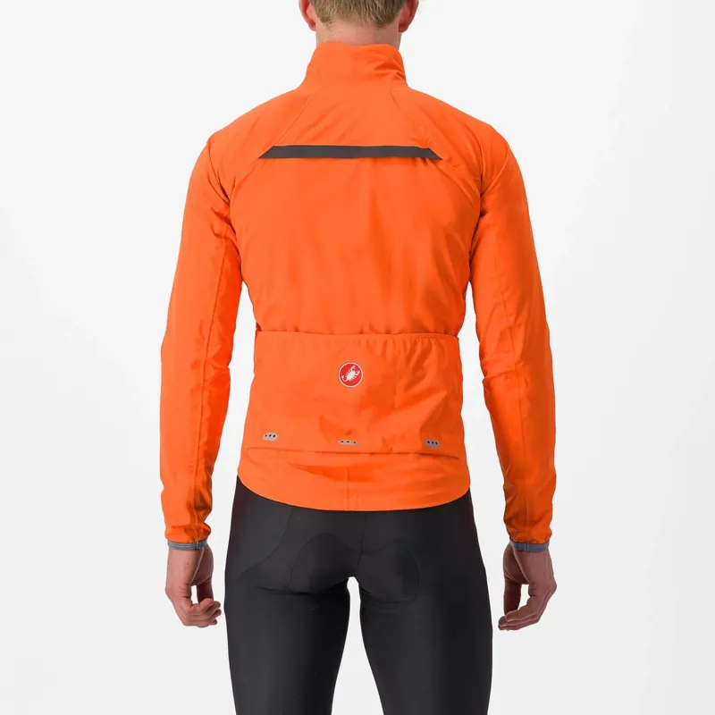 Castelli Gavia Lite Men's Waterproof Jacket - Brilliant Orange-1