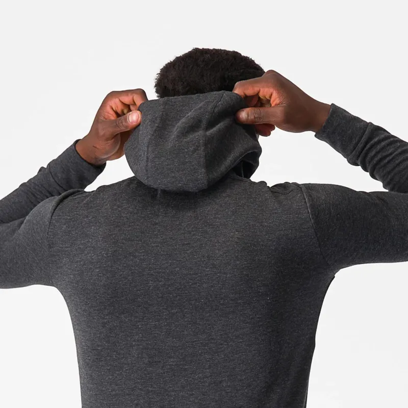 Castelli Milano 2 Men's Full Zip Fleece - Dark Grey-4