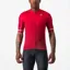 Castelli Orizzonte Men's Short Sleeve Jersey - Rich Red/White
