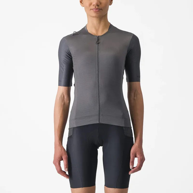 Castelli Unlimited Pro Women's Short Sleeve Jersey - Dark Grey