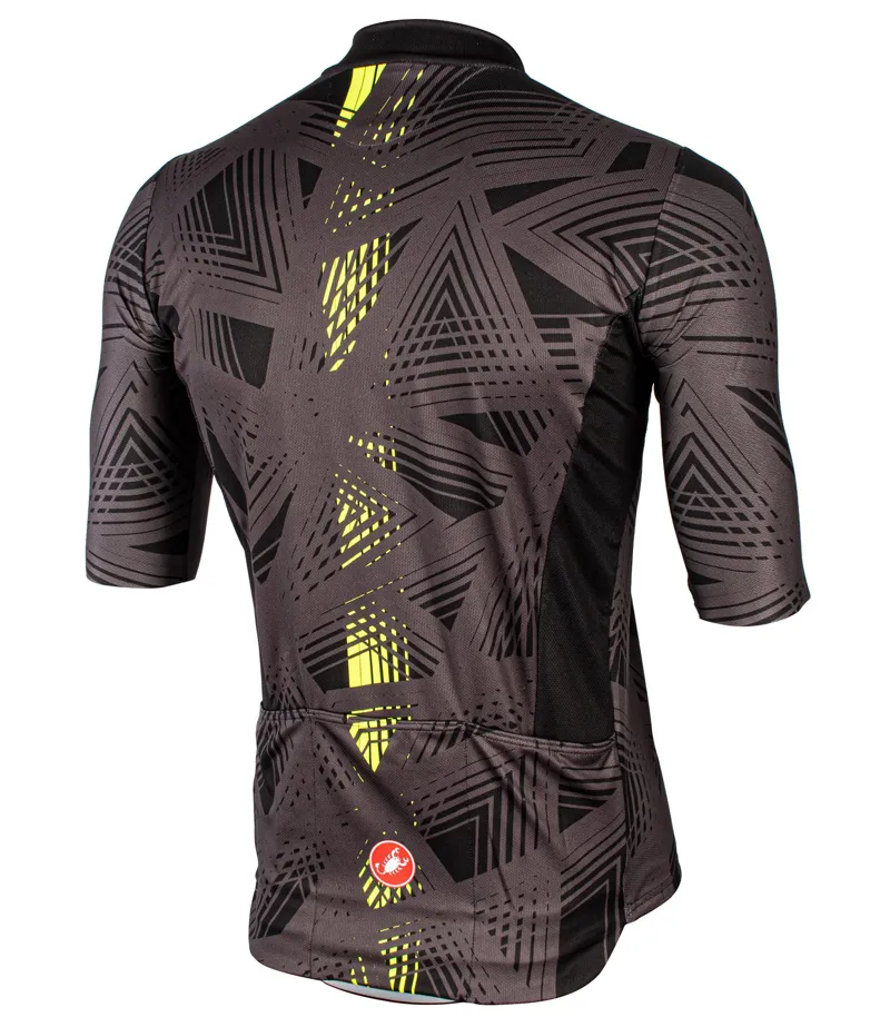 【新品】CASTELLI MARATONA JERSEY FZ 　Mサイズ② Castelli Montagna Squadra Short Sleeve Jersey FZ - Dark