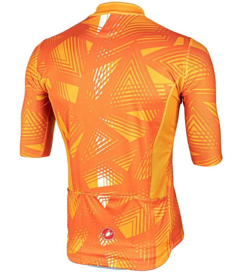 Castelli Montagna Squadra Short Sleeve Jersey FZ - Orange