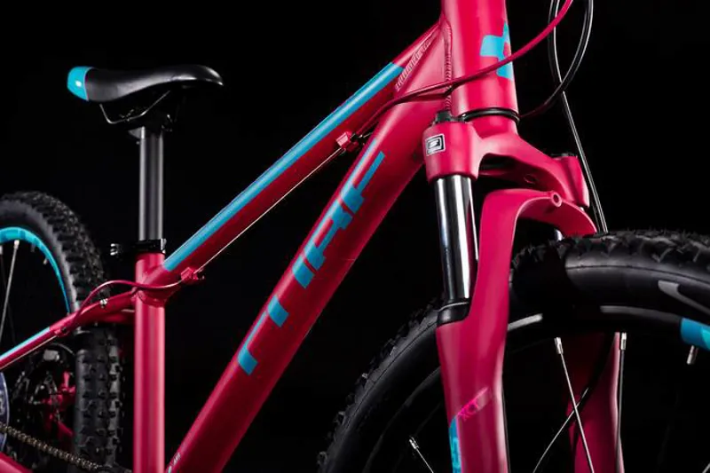 Cube Access 240 Disc 2019 24w Kids Bike - Berry/Aqua/Pink-1