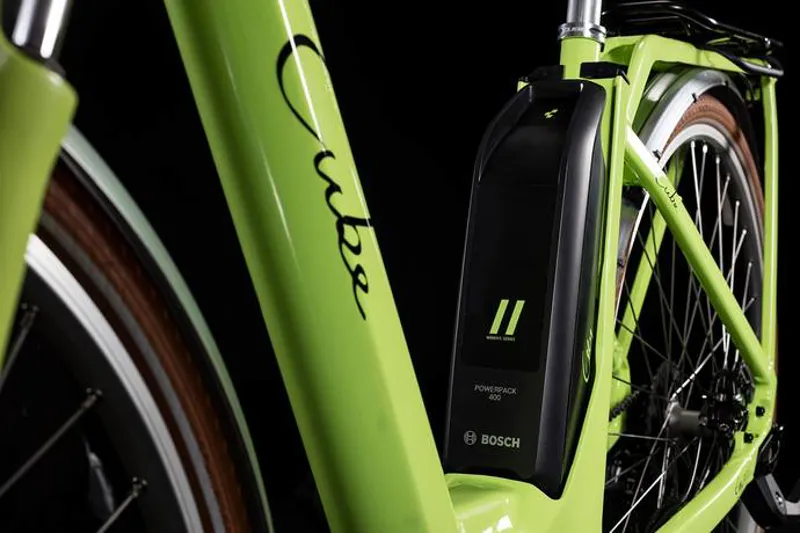 Cube Elly Ride Hybrid 500 2019 Womens Electric Bike - Green/Black-3
