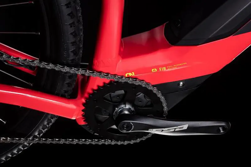 Cube Acid Hybrid One 500 29er Trapeze 2019 Electric Bike - Red/Green-4