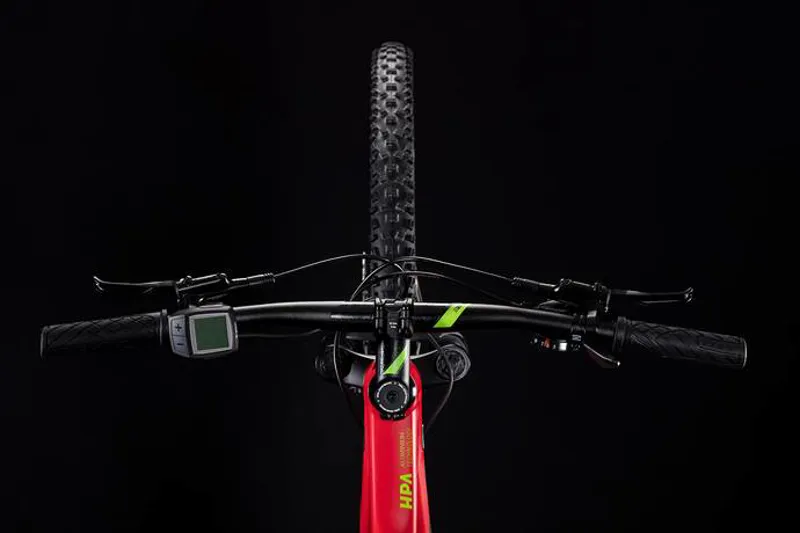 Cube Acid Hybrid One 500 29er Trapeze 2019 Electric Bike - Red/Green-2
