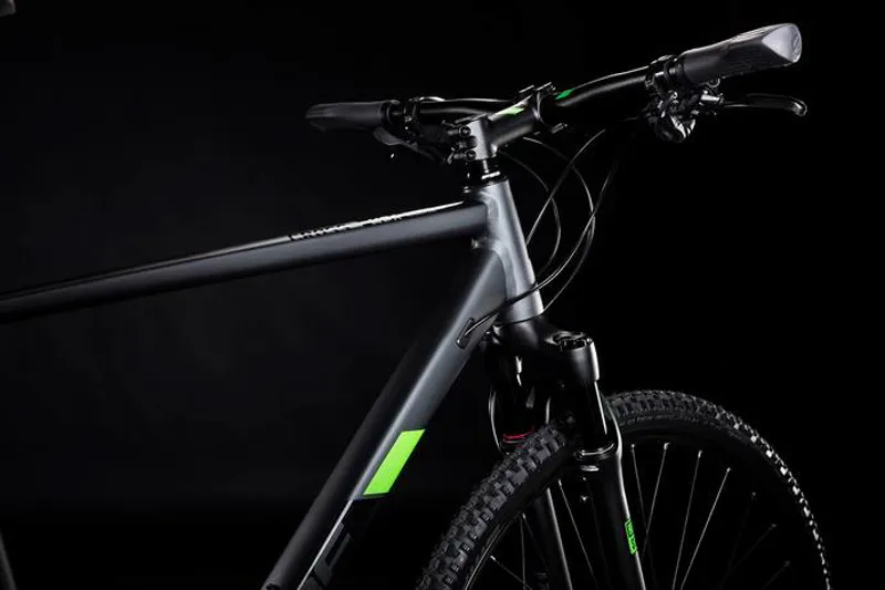 Cube Cross Pro 2019 Hybrid Bike - Iridium/Green-3