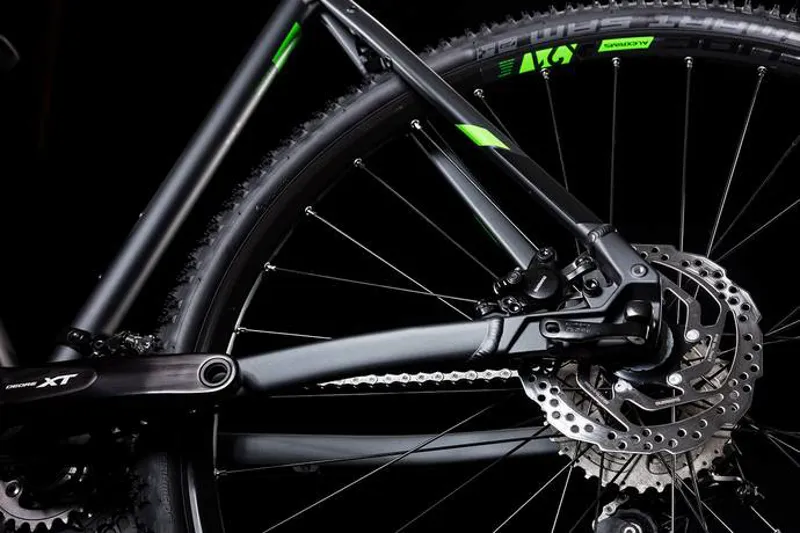 Cube Cross Pro 2019 Hybrid Bike - Iridium/Green-5