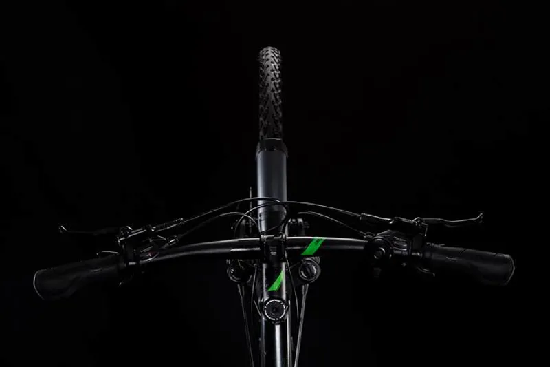 Cube Cross Allroad 2019 Hybrid Bike - Iridium/Green-1