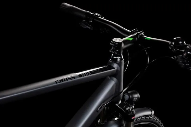 Cube Cross Allroad 2019 Hybrid Bike - Iridium/Green-4