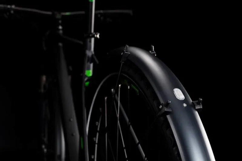 Cube Cross Allroad 2019 Hybrid Bike - Iridium/Green-2