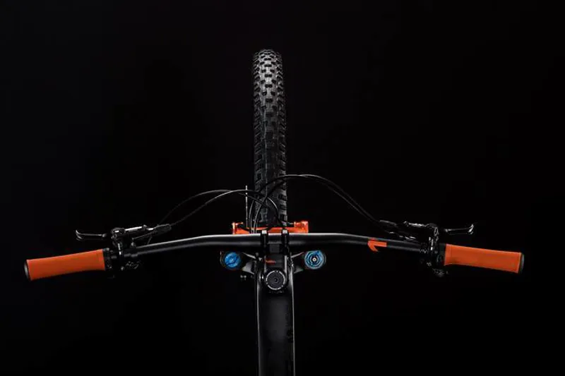 Cube AMS 100 C:68 TM 29 2019 Full Suspension MTB Bike - Grey/Orange-6
