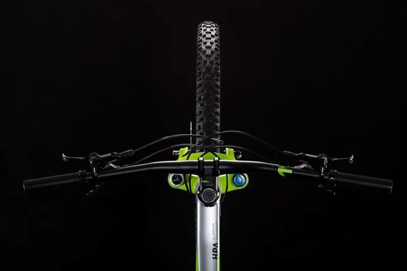 Cube Stereo 120 Pro 29er 2019 Full Suspension MTB Bike - Silver/Green-3