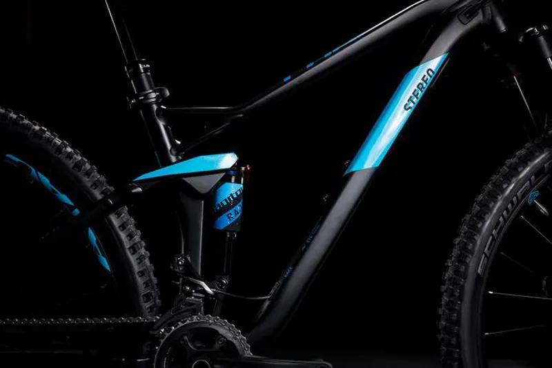 Cube Stereo 120 Race 29er 2019 Full Suspension MTB Bike Black/Blue-5