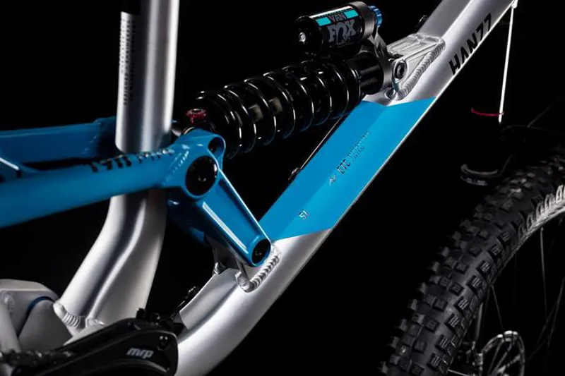 Cube Hanzz 190 SL 27.5 2019 Downhill Full Sus MTB Bike Metal/Petrol-4