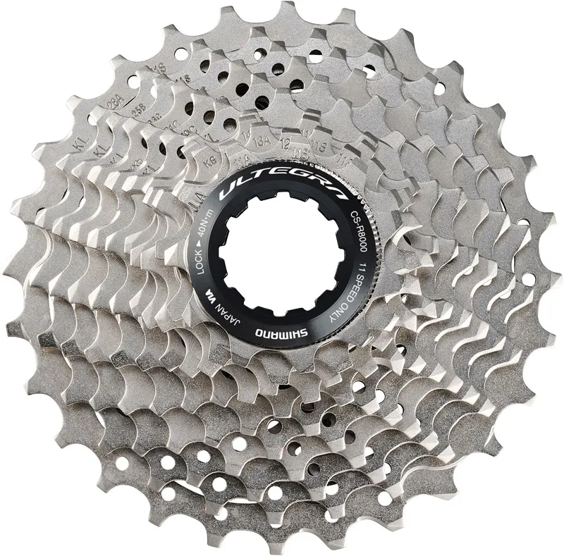 Shimano CS-R8000 Ultegra 11 Speed Cassette - Silver - 11-32T