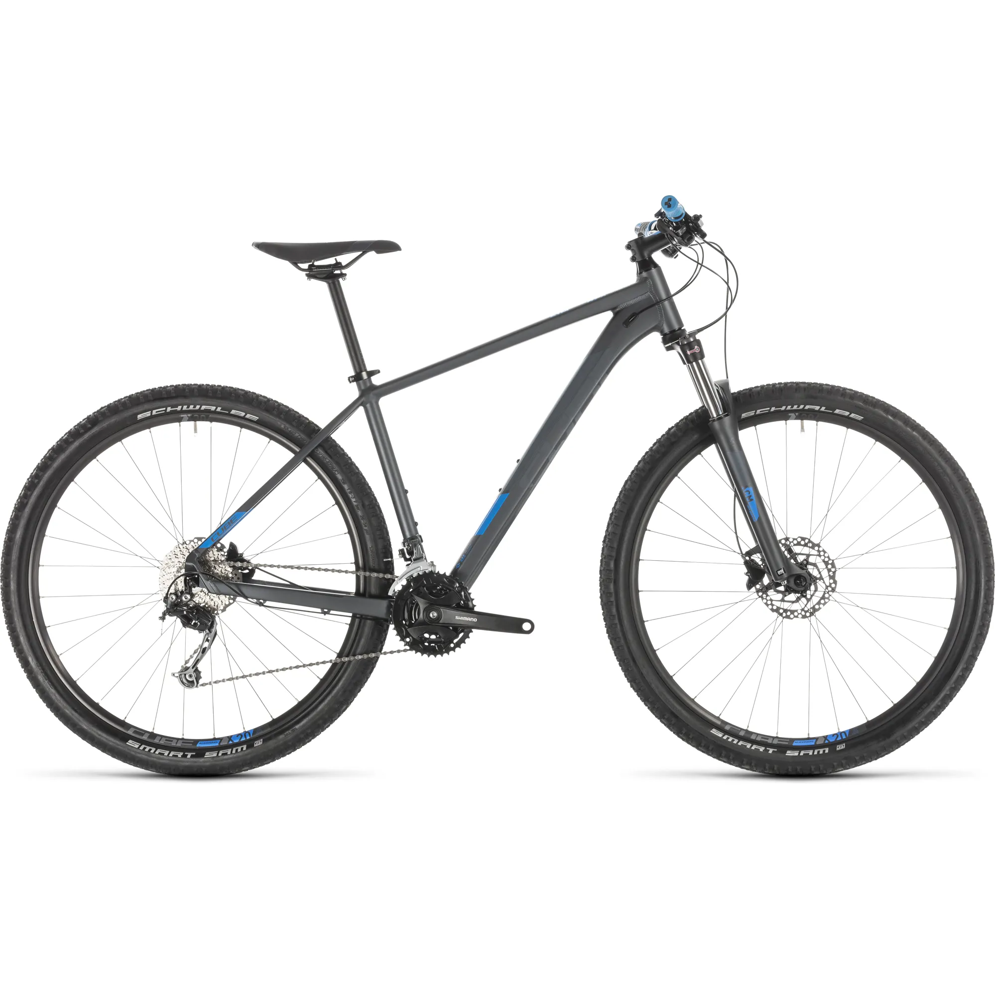 Cube Aim SL 29er 2019 Hardtail Mountain Bike - Iridium/Blue Cube Aim SL 29er 2019 Hardtail Mountain Bike - Iridium/Blue
