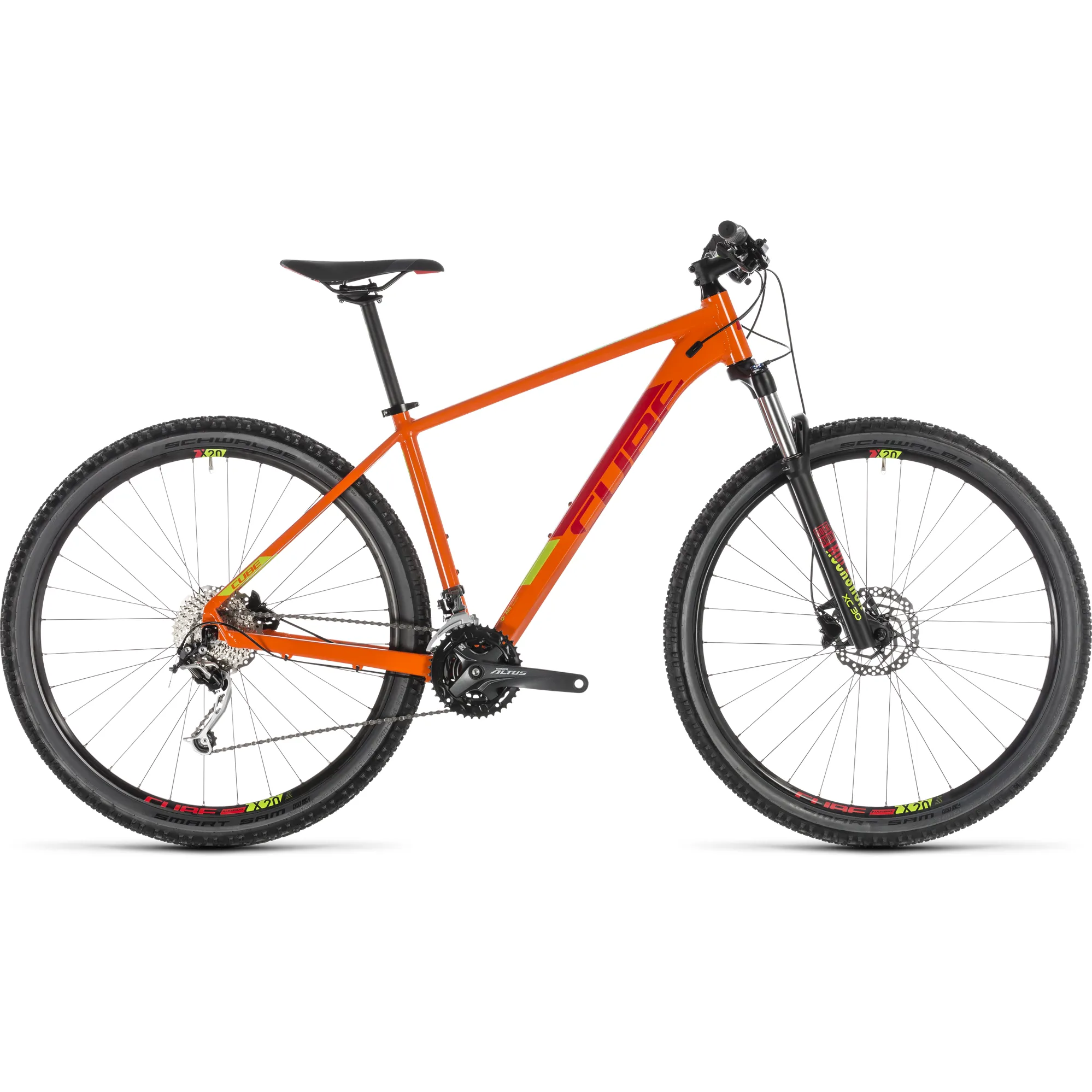 Cube Analog 27.5 2019 Hardtail Mountain Bike Orange Red