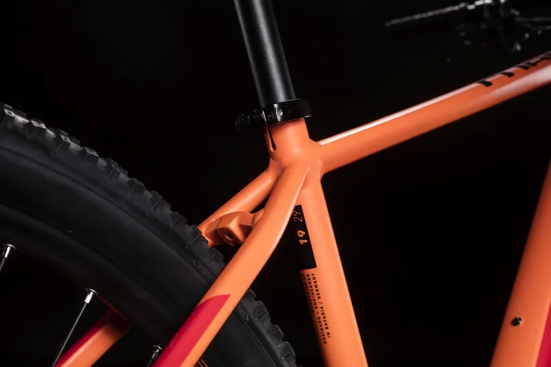 Cube Reaction Pro 27.5 2019 Hardtail Mountain Bike - Orange/Red-4