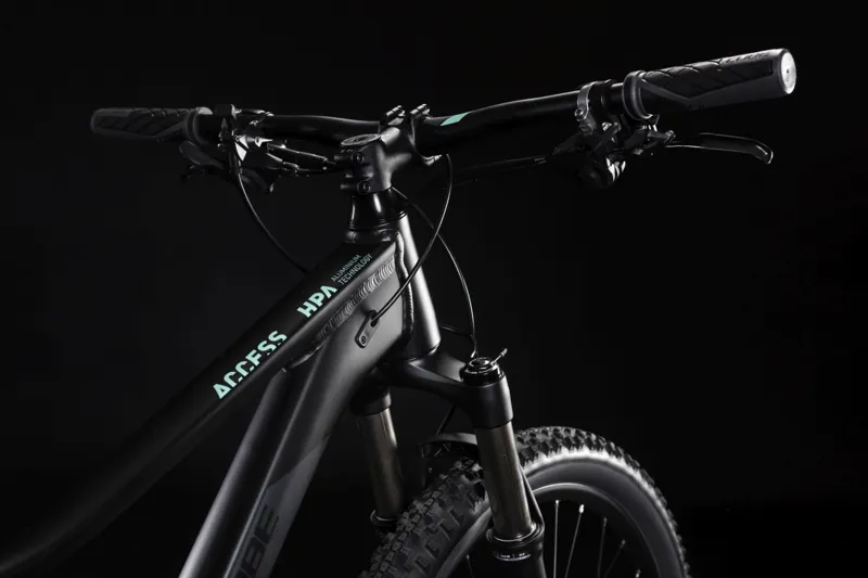 Cube Access WS SL 29er 2019 Womens Hardtail MTB Bike - Black/Mint-2