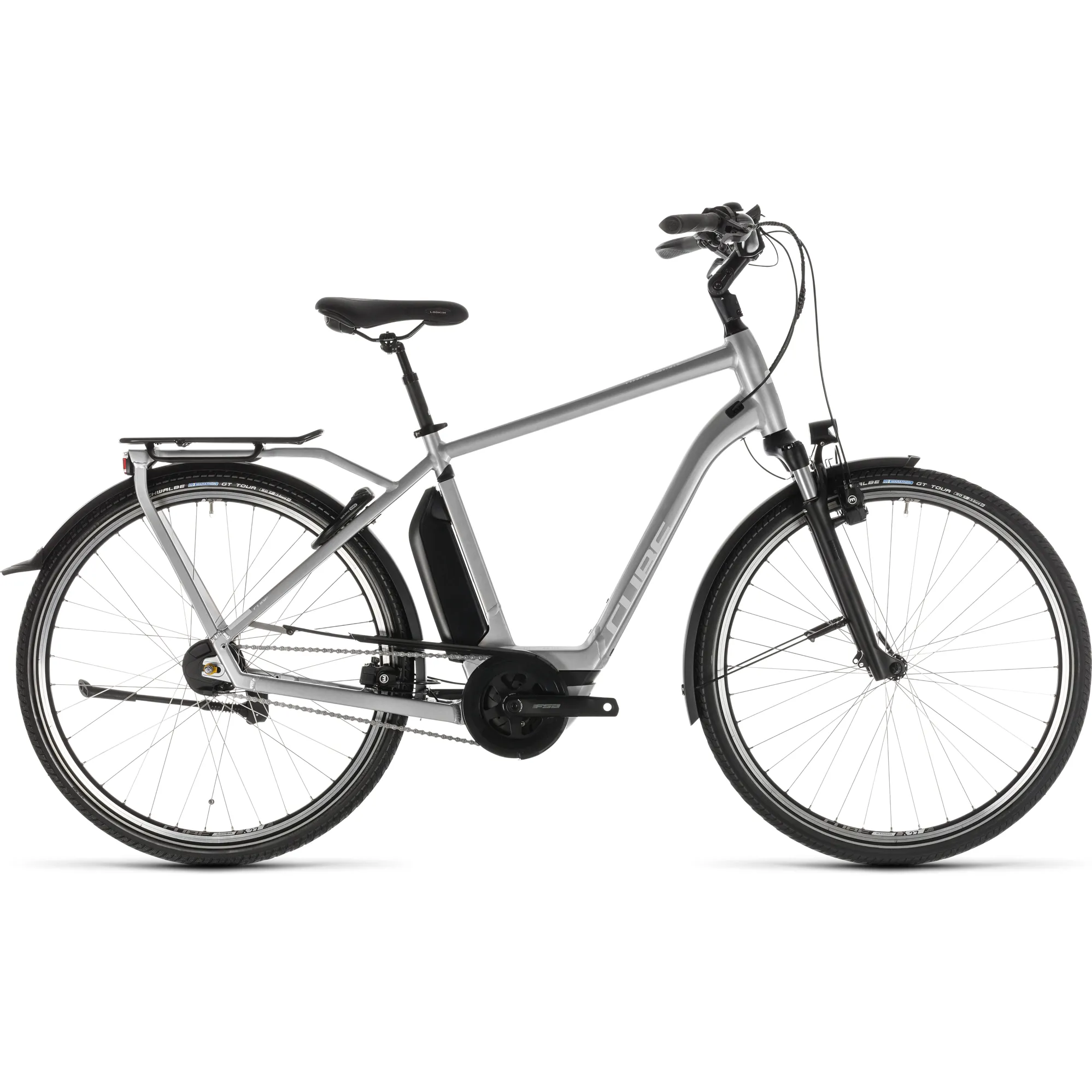 Cube Town Hybrid SL 500 2019 Electric Urban Bike Silver