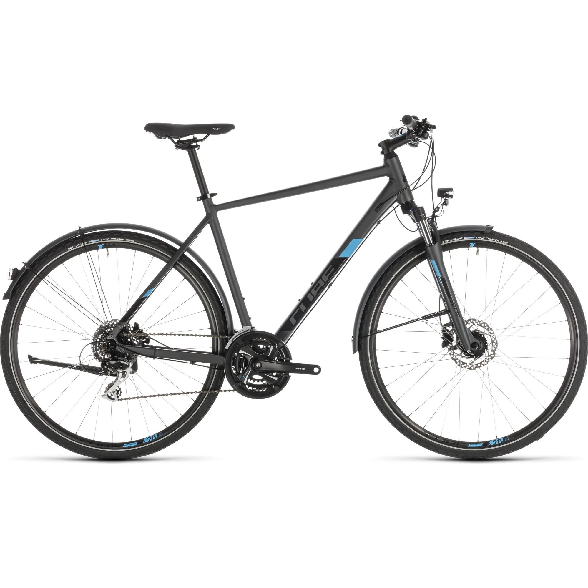 Cube Nature Allroad Hybrid Bike Iridium Blue