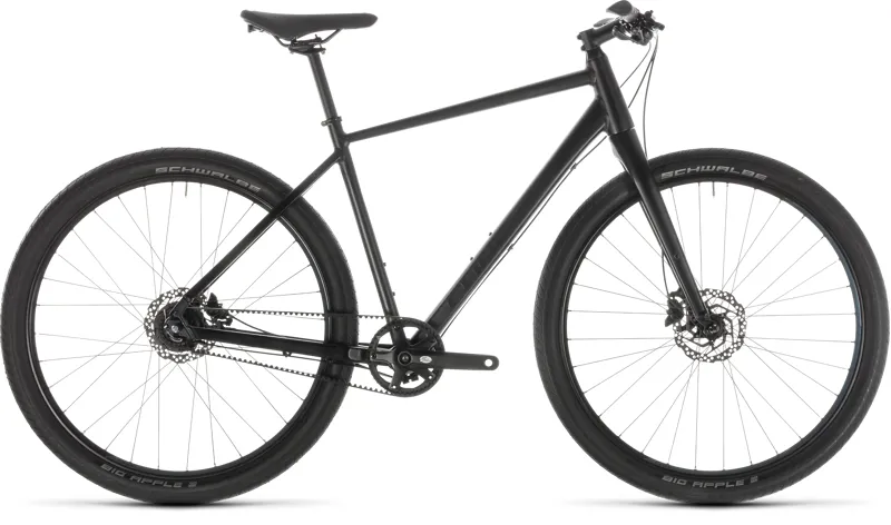 Cube Hyde Pro 2019 Hybrid Bike - Black/Blue