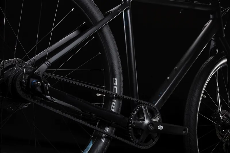 Cube Hyde Pro 2019 Hybrid Bike - Black/Blue-1