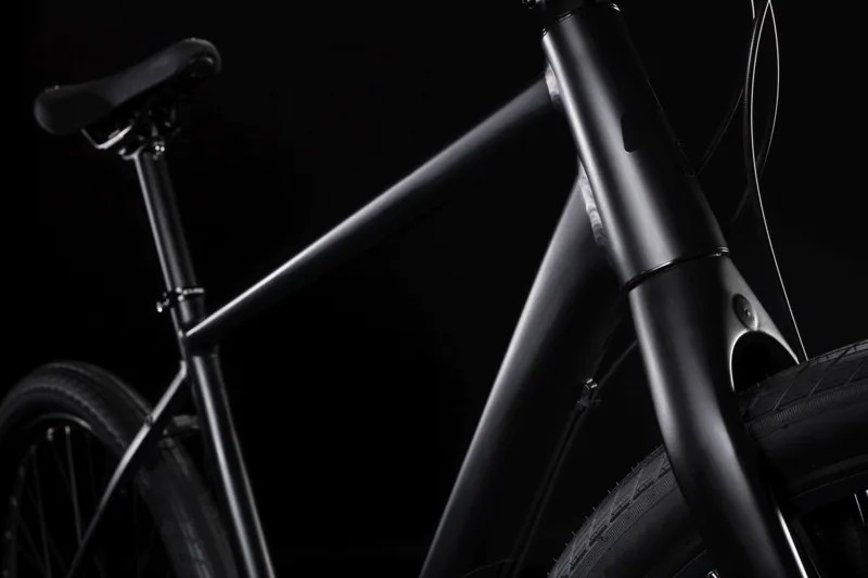 Cube Hyde Pro 2019 Hybrid Bike - Black/Blue-3