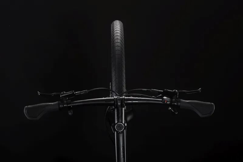 Cube Hyde Pro 2019 Hybrid Bike - Black/Blue-4