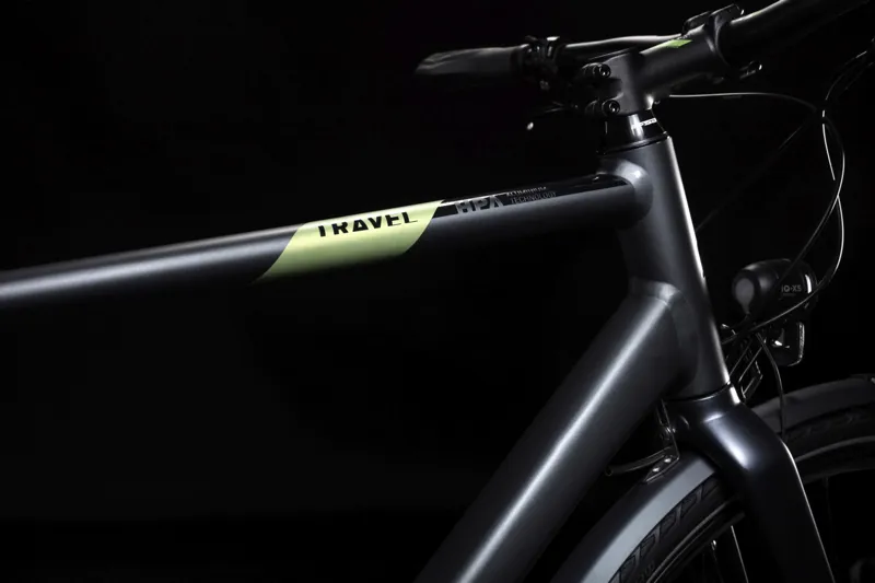 Cube Travel SL 2019 Hybrid Bike - Iridium/Green-1