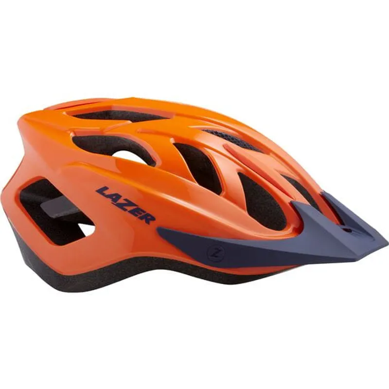 Lazer J1 Kids / Youth MTB Cycling Helmet - 52-56cm - Flash Orange/Blue