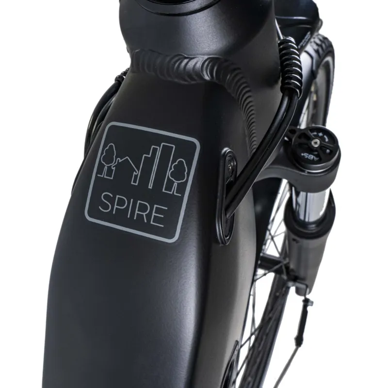 Dawes Spire 1.0 Low Step Electric Hybrid Bike - Black-3