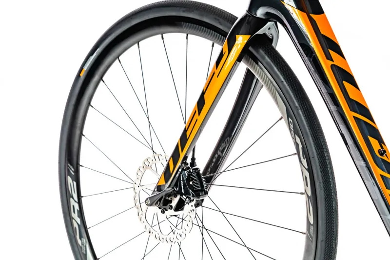 Giant Defy Advanced 2 2020 Road Bike - Gloss Grey Black/Orange-2