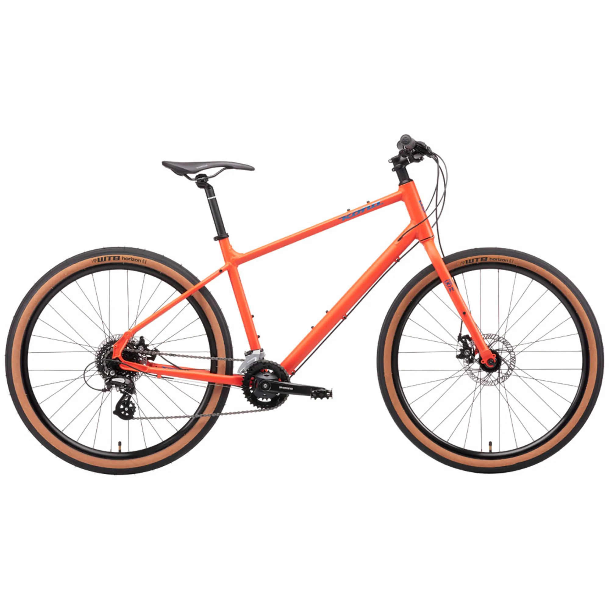 Kona Dew 2021 Hybrid Bike Matte Blood Orange