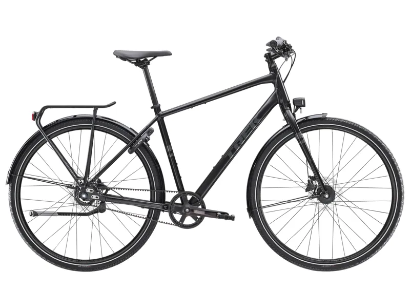 Trek District 4 Equipped 2025 Hybrid Bike - Trek Black