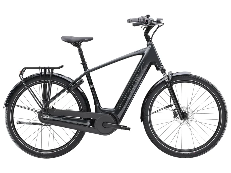 Trek District+ 3 545Wh 2026 Electric Hybrid Bike - Lithium Grey