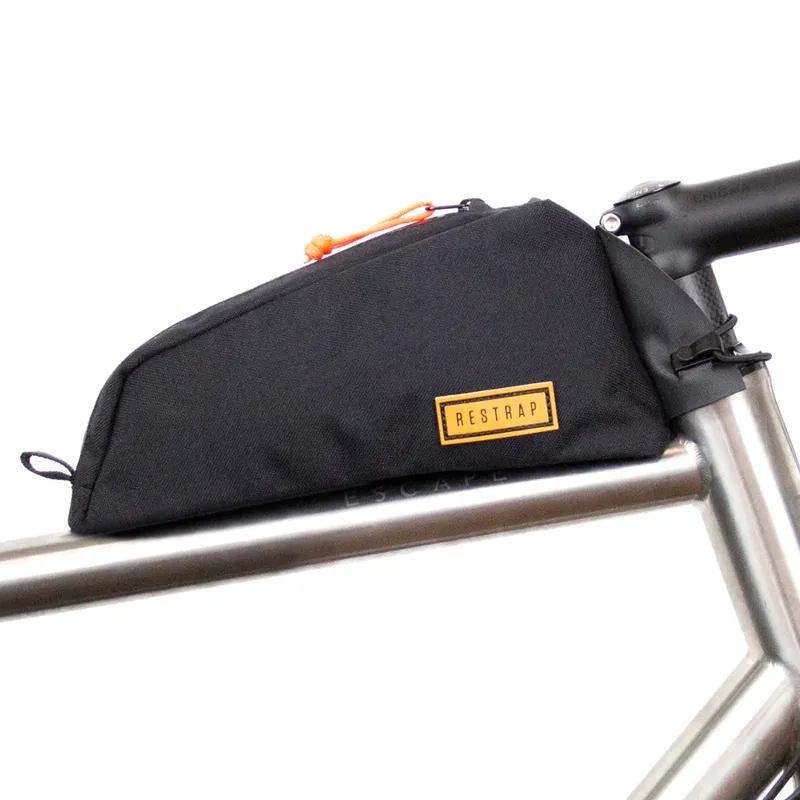 Restrap Bolt on Top Tube Bag - 0.8L - Black-1