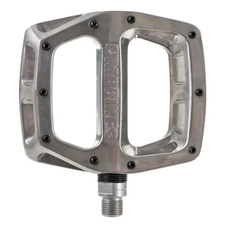 DMR V12 Flat MTB Pedals - Polished Silver