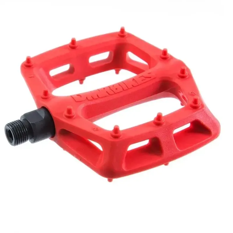 DMR V6 Plastic Flat MTB Pedals - Red