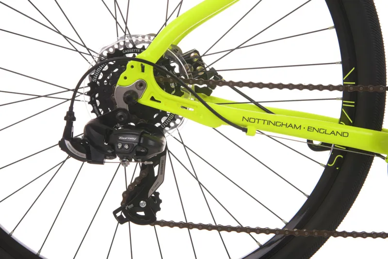 Raleigh Strada TS 1 27.5 inch 2019 Hybrid Bike - Neon Yellow-3