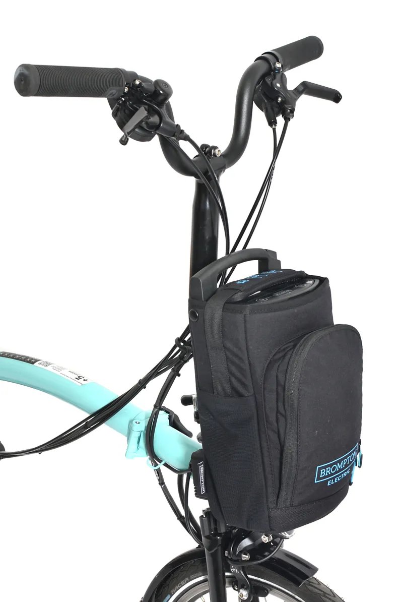 Ex Demo Brompton M6L C-Line Explore Electric Folding Bike - Turkish Green / Black-6