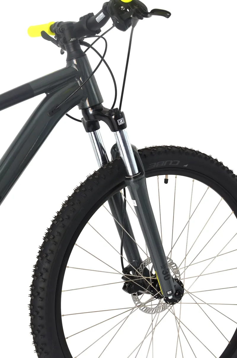 Nearly New Cube Aim Pro 27.5/29er 2024 Hardtail Mountain Bike - Medium 29er - Grey/Flashyellow-3