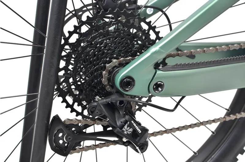 Nearly New Scott Patron eRIDE 930 2024 Electric Full Sus MTB - Medium - Ivy Metal Green-11