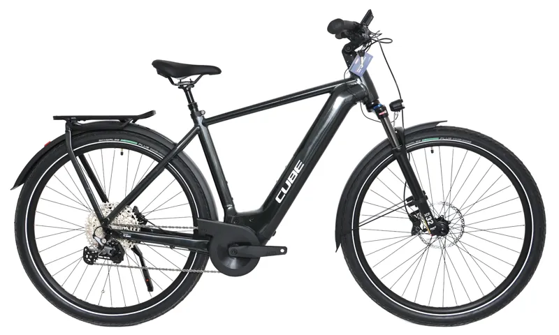 Ex Demo Cube Kathmandu Hybrid EXC 750 2024 Electric Hybrid Bike Medium Grey Silver