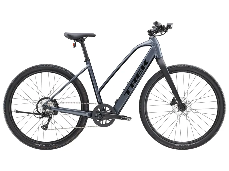 Trek Dual Sport+ 2 Stagger LT 2024 Electric Hybrid Bike - Galactic Grey