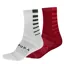 Endura Coolmax Stripe Socks Twin Pack - Rust Red